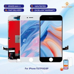 WHOLESALE Quality AAA+++ Panels LCD Display For iPhone 7 7G Touch Digitizer Complete Screen with Frame Assembly Replacement