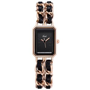 Ladies 'Watch Luxury Watch Manyetik toka ve Rhinestone Bilezik Hediyesi Kuvars Kayış Renk 2