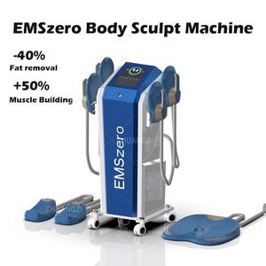 EMSzero 6000W14Tesla Hi-emt+RF Muscle Body Sculpting Machine with 4Handles RF Pelvic Stimulation Pads Optional 2024