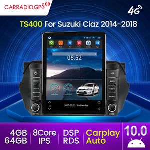 9.5inch Tesla Ekran Araba DVD SUZUKI ALIVIO CIAZ için SES Stereo Alıcı Navigasyon Oyuncusu 2014-2018 IPS Ekran DSP Carplay Auto