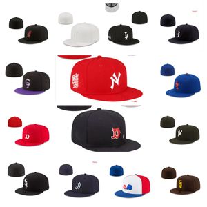 Fited şapkalar snapbacks şapka ayarlanabilir futbol kapakları tüm takım logo çocuk açık spor nakış pamuk kapalı balıkçı fasulyeleri esnek tasarımcı kapağı toptan boyutları 7-8