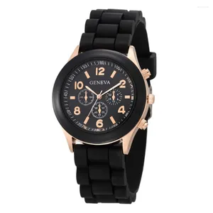 Orologi da polso Orologio di lusso Donna Quarzo impermeabile Cinturino in silicone Donna Colori caramella Regalo di compleanno Montre Femme