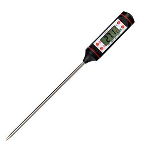 Stainless Steel BBQ Meat Thermometers Kitchen Digital Cooking Food Probe Hangable Electronic Barbecue Household Tools dh8555