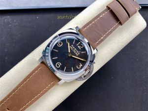 HW Watches 2121 Model 6497 El Zinciri Hareketi Aydınlık Tasarım 44mm Çapı Titanyum Alaşımlı Kılıf Şerit Kayışı Tasarımcı Saatler