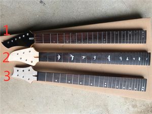 Akçaağaç Elektro Gitar Bitmiş Boyun Gülağacı Gitar Ahşap Parçaları DIY kitleri, OEM/ODM sunmak
