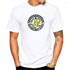 Erkek Tişörtleri 2023 Yaz Moda Muz Kupası Gömlek Kısa Kollu Pamuk Baskılı Tişört Komik Tees Harajuku Serin Tops