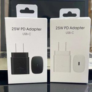 Ul US/UE/UK Plug Tipo C CARGER DE PAREDE USB C PARA SAMSUNG PD 25W CARGERS GALAXY S22/S23 ULTRA/NOTA10/NOTA 10 PLUSTO TA800