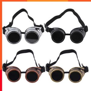 Новые мотоциклетные очки для мотоциклетов Retro Riding Goggles Солнцезащитные очки готического стиля Goggles Защитное стекло для CosplayDecorations