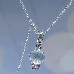 925 Sterling Silber Pandora Charm Weihnachts-Kristallkugel-Perle ist geeignet für das Original-Armband, DIY-Geschenke zur Schmuckherstellung, kostenlose Lieferung
