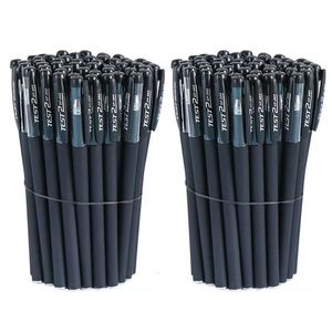 BallPoint Pens 10 PCSSet Black Neutral Student Exaction Office Signature милые канцелярские товары Gel 230523