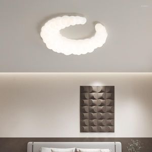 Потолочные светильники Стеклянная лампа современные светильники скандичный декор ретро светодиодный светодиодный свет гостиная ткань