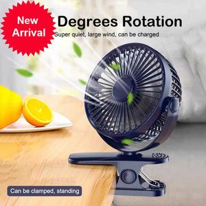 Новый Xiaomi Rechargeable Portable Fean USB Mini Wind Power Handheld Clip вентилятор высококачественный студенческий вентилятор.