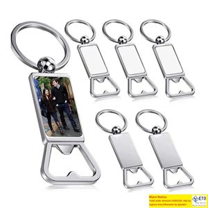 Сублимация Blanks Openler Metal Chechains Blank Key Ring