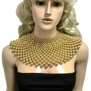 Чокеры Liffly Indian Jewelry Design African Bib Torkets Ожерелье Чокеры для женщин заявление металлической панк -ожерелье Ожерелье оптом 230524