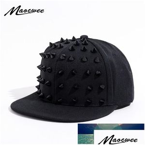 Stingy Brim Hats Uni Punk Hedgehog Hate Personality Jazz Snapback Spike Spike Crivet Spiky Baseball Cap для хип -хопа Рок Дэн Дхгарден DHSXO