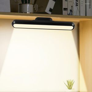 Ночные светильники световой подвесной перезаряжаемый настольный настольный настольная лампа Дистанционное управление регулируемым магнитным светодиодным столом для спальни кухонный штрих