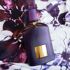 Бренд Tffore Elegant Velvet Orchid 100 мл черная румяна Jasmine Velvet Phantom Orchid Мужчины женщины парфюм высочайшего качества спрей с брызги с хорошим вкусом.