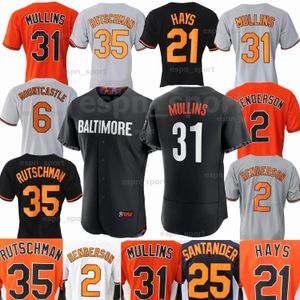 Siyah 35 Adley Rutschman 2023 City Connnect Oriole Jersey Jackson Holliday Urias Henderson Ryan Mountcastle Santander Cedric Mullins Austin Hays 17 Colton Cowser