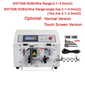 Управление сенсорным экраном SWT508-SDB S Computer Automatic Pieling Peeling Cutting Sutcure для 0,1-4,5 мм2 AWG10-AWG28