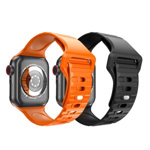 2pcs Silicone Watchstrap Bracelet Bands для Apple Watch Iwatch7 6 5 4 3 40 мм 41 мм 45 мм 49 мм