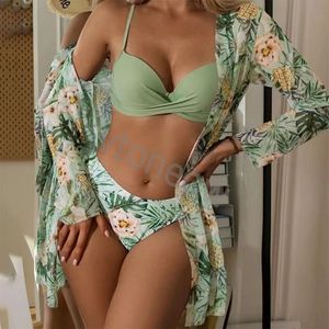 Kadın Mayo Vintage Retro Bikini Set Push Yukarı Mayo Yüksek Bel Bikini Baskı Mayoları Yaz Plajı Giyim Yüzme Takım