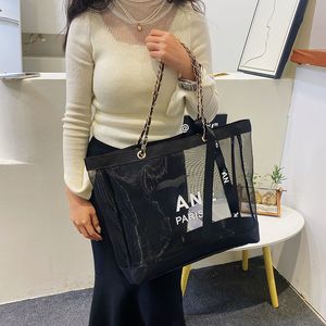 2024 Slassic Womens Bag Yeni omuz çantası Çanta Kore tarzı öğrenci örgü basit moda plaj alışveriş çantaları565