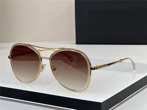 Yeni Moda Tasarımı Kadın Kelebek Güneş Gözlüğü 4260 Zarif Metal Çerçeve Kesim Lens Basit ve Zarif Stil Açık UV400 Koruma Gözlük