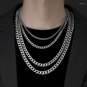 Chains Men's Logo Joker Necklace Clavicle Male Money Chain Deserve To Act The Role Of Titanium Steel Cuba