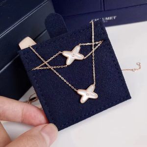 18K золотая вилка Cross Designer Bracelet For Women Fashion Luxury Brand Mother of Pearl сладкий браслет