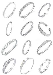 Infinity Bilezikler 925 STERLING Gümüş Moda Takıları Bileklik Bileklik Retro Vintage Karışık Stiller Kadınlar İçin Mücevherler Noel Hediyesi Toptan Satış