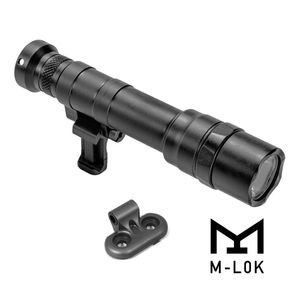 Sotac M640DF Pro LED Weapon Light - 1500 Lumens, Dual Fuel Tactical Flashlight, Durable Scout Light