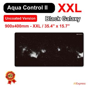 Коврики 900x400x4 мм XXL / 35,4 x 15,7 дюйма Коврики для игровой мыши Aqua Control II Black Galaxy