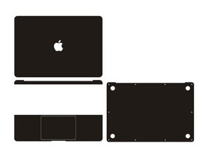 Skins Skins Laptop Especial Transparente Matte/Black Carber Skin Skin Sticker para 2020 Apple MacBook Air 13 A2179 A2337 13.3 