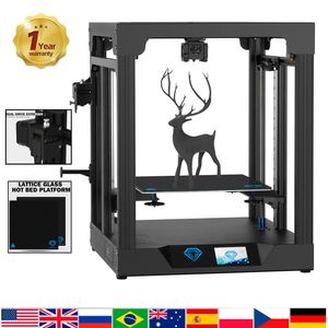 Digitalização Twotrees 3D Impressora SP5 Corexyfdm Dual Zis Zis Mudar 300*300*330mm Kits DIY 3,5 polegadas com tela de toque