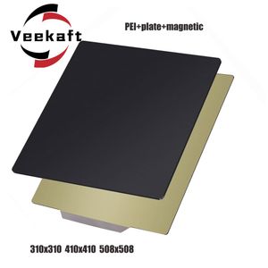 Сканирование 3D деталей принтера Снятие пружинной стальной лист PEI Flex Magnetic Sticker 310x310 410x410 508x508 для крыс Rig Vcore 3