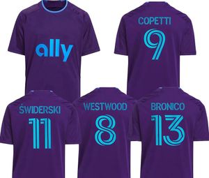 11 SWIDERSKI 8 WESTWOOD 9 COPETTI 23-24 Men Soccer Jerseys حسب الطلب التايلاندية الجودة 13 BRONICO 14 BYRNE 14 BYRNE 15 BENDER Football jersey Design Your Own