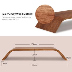 Lapdesks Samdi Wooden Stand Allinone Minore Monitor Держатель ноутбука прочная подшипника стабильная замена деревянного кронштейна для iMac