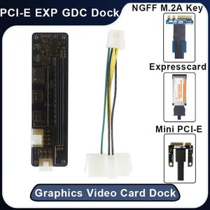 Stazioni PCI E EXP GDC Video STOMA DOCKKKKING STAZIONE PER LAPPOT DOCK ESTERNA Adattatore per laptop (Mini PCIE / NGFF / ExpressCard)