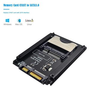 Адаптеры CFAST CARD CFAST TO SATA 3.0 Карта адаптера жесткого диска SATA SATA 22 PIN -PIN HARD DISK SSD CASE CARD HEADER для WINXP/7/8/10/LINUX/MAC