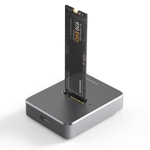 Станции Док-станция для жесткого диска M.2 Caddy Box Базовый адаптер SATA/NVMe SSD Двухпротокольный твердотельный корпус для мобильного жесткого диска USB C