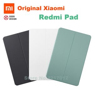 Case Original Xiaomi Redmi Pad Case Smart Case Leather + Rubber Frame Folio Flip Stand Pablet Cover для Redmi Pad 2022 Full Shreation