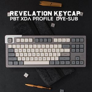 Combos Revelation 133 Keys XDA Profile PBT Keycap DYESUB English Custom Personality Keycaps For Mechanical Keyboard 61/64/68/75/84