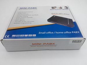 Аксессуары Высококачественная завод China PBX напрямую поставьте SV308 Mini PABX Office Phone System / с 3 дюймом / 8 Out Soho Business Solution