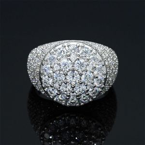 Новая мода мужские кольца Moissanite прошел бриллиантовое испытание 925 стерлинговое серебро VVS Moissanite Ring для вечеринки свадьба хороший подарок