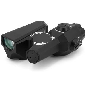 Devo Çift Gelişmiş Görünüm Optik Retikül De-Vo Tüfek Kapsamı Büyüteç L-Co Kırmızı Nokta Refleks Tüfek Gözleri ORingal İşaretleme