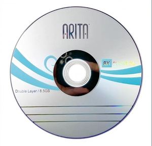 Diskler Toptan Ritek Arita DVD+R DL 8.5GB Çift Katman D9 8x 240 dakika 10pcs/lot