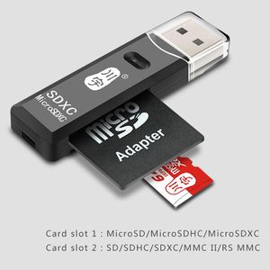 Читатели высокоскоростной считыватель SD -карта камера Android OTG Mobile Phorpe Memory TF Card Card Multifunctional Mini Car Computer Dualuse
