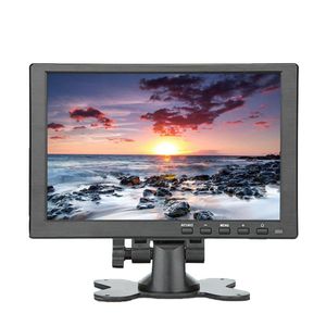 Monitörler 10 inç büyük ekran 50Hz Taşınabilir Monitör HDMICompatible 1024*600P HD IPS Deri Kılıflı Bilgisayar LED Monitörleri