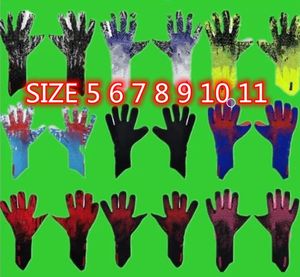 New Falcon Goalkeeper Football Gloves Professional Latex Breathable Durable Without Finger Guard for Children and Adults