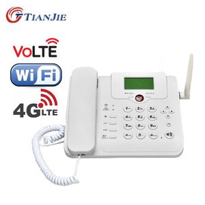 Yönlendiriciler Tianjie W101L 4G WiFi Yönlendirici GSM Telefon Volte Sabit Hat Sıcak Spot Masası Sim Kart Yuvası Sabit Telefon